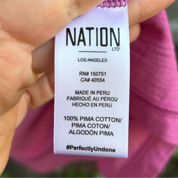 Nation LTD Brianna Sleeveless Pima Cotton Knit Midi Dress, Small - Picture 10 of 13